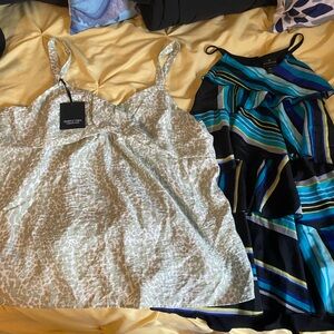 Simply Vera Vera Wang Leopard and Striped Tank Tops
